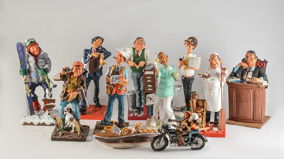 Figurine of a Racer in a Formula 1 Car - The Champion