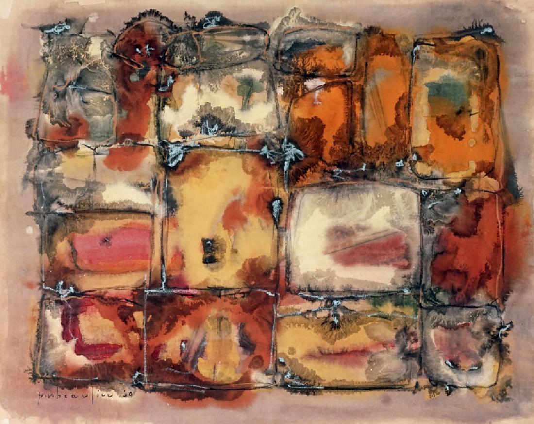 BEAULIEU, Paul-Vanier (1910-1996): BEAULIEU, Paul-Vanier (1910-1996) Untitled Watercolour Signed and dated on the lower left: P.V. Beaulieu 60 51x66cm - 20x26"