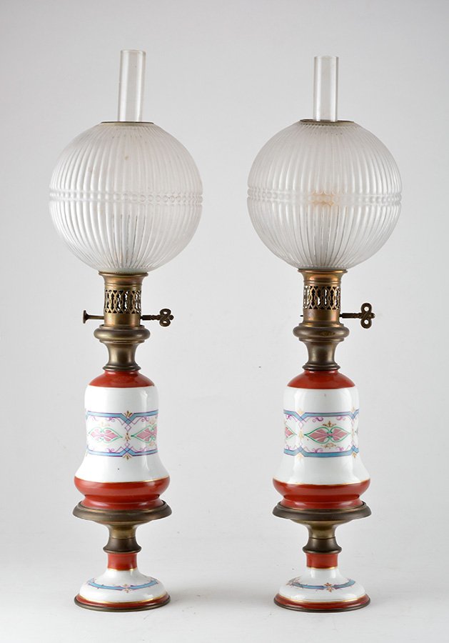 PAIR OF PETROL LAMPS - NAPOLEON III (1 of 1)