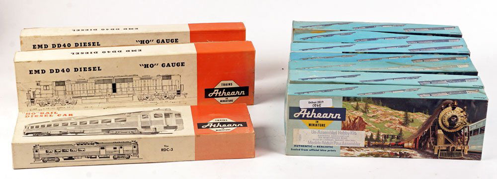 ATHEARN - SET OF 10 TRAINS (1 of 1)