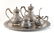 SILVER TEA SET - EGYPT, 20th c.