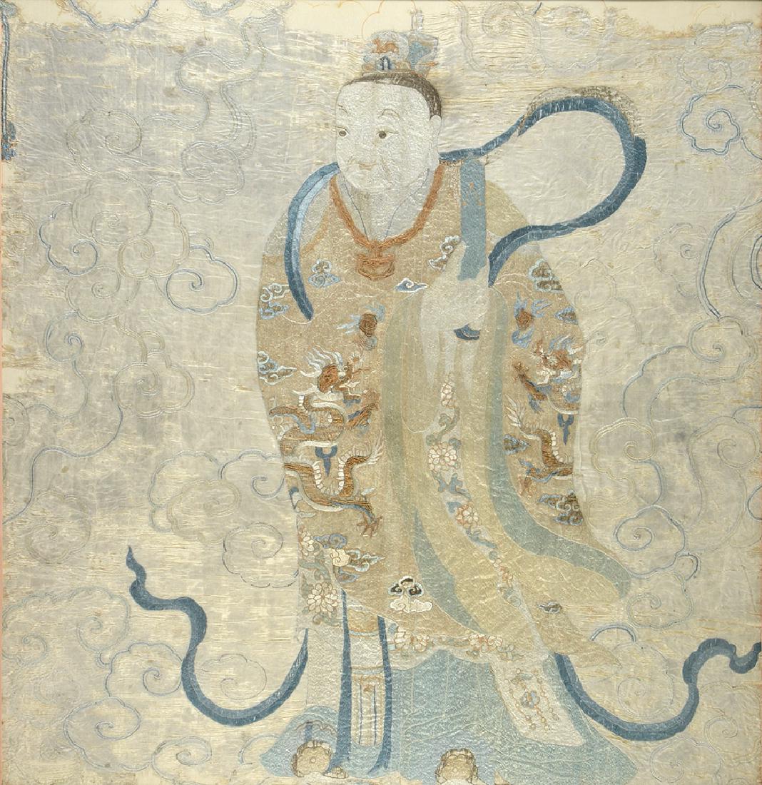 CHINA - EMBROIDERED SILK (1 of 1)