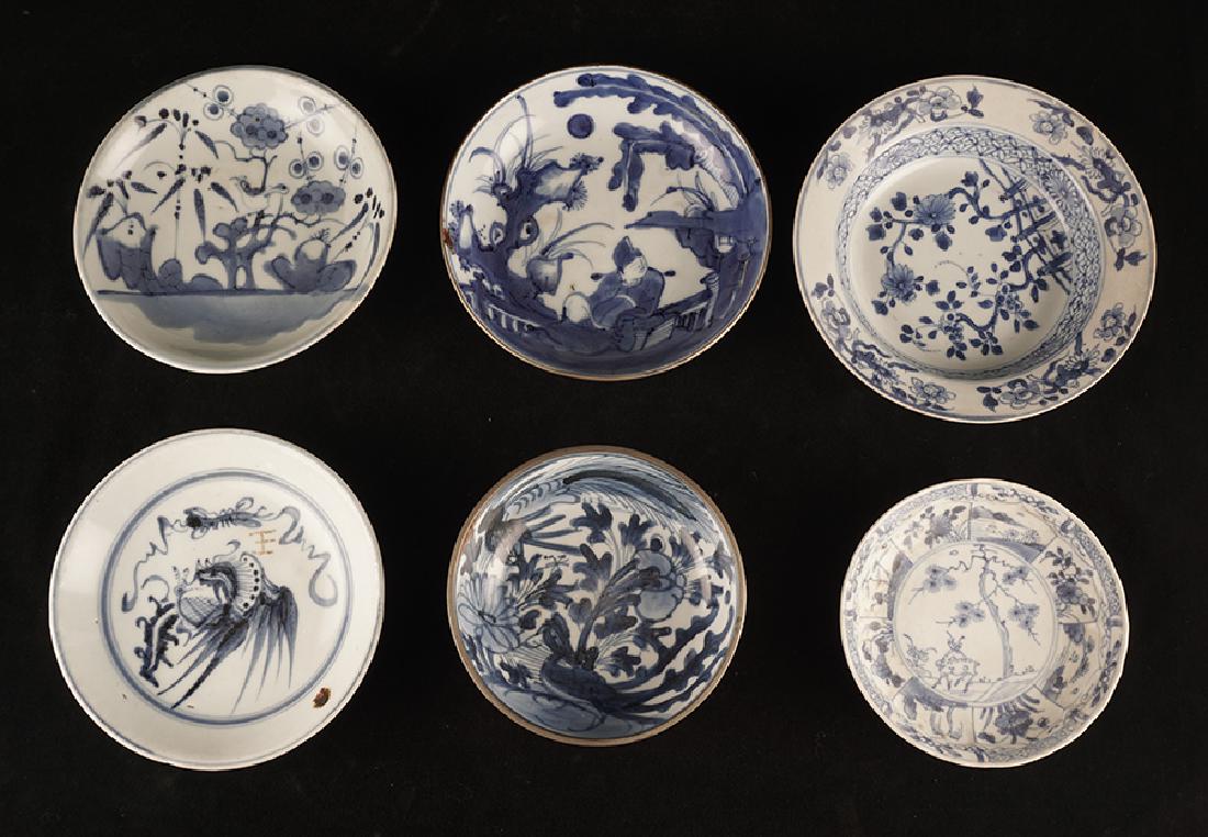 Set of 6 Vietnamese ceramic plates, 19th century (1 of 1)