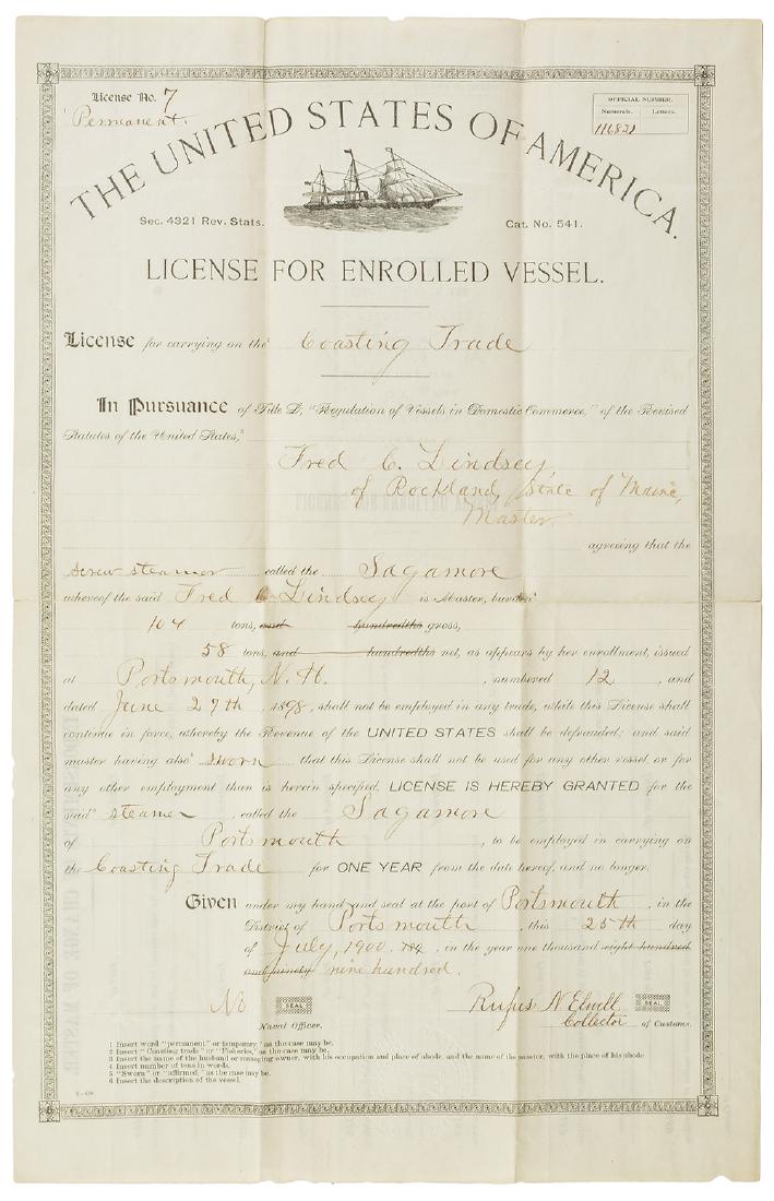 Certificate trade navy - United States of America (1 of 1)