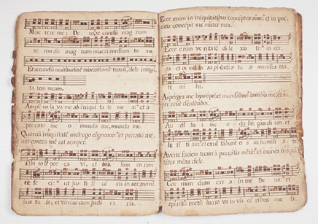17th century Gregorian chant manuscript (1 of 1)