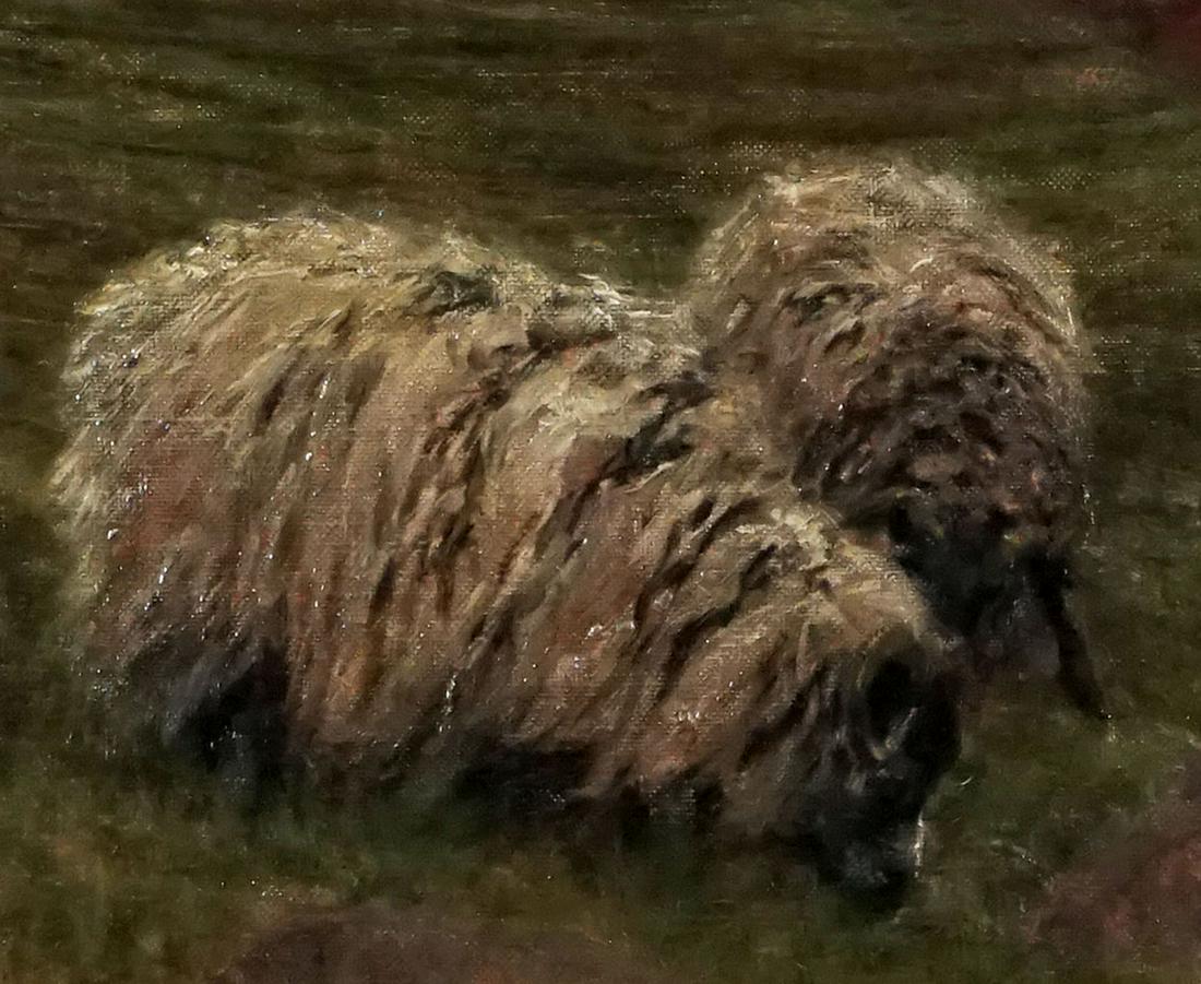 DUFF, John Robert Keitley (1862-1938): Description française: DUFF, John Robert Keitley (1862-1938) Sans titre - Pastorale Huile sur toile Signée et datée en bas à gauche: J.R.K. Duff 1904 Provenance: Succession de M. L