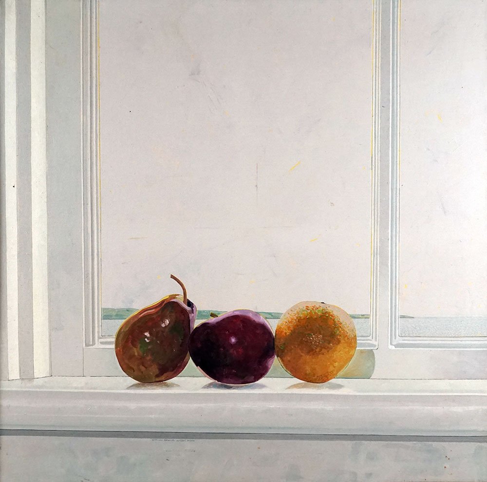 ROBERTS, William Griffith (1921-2001): Description franÃ§aise: ROBERTS, William Griffith (1921-2001) "October window" Acrylique sur toile SignÃ©e et titrÃ©e en bas au centre: William Roberts Provenance: Succession de M. G.B., MontrÃ