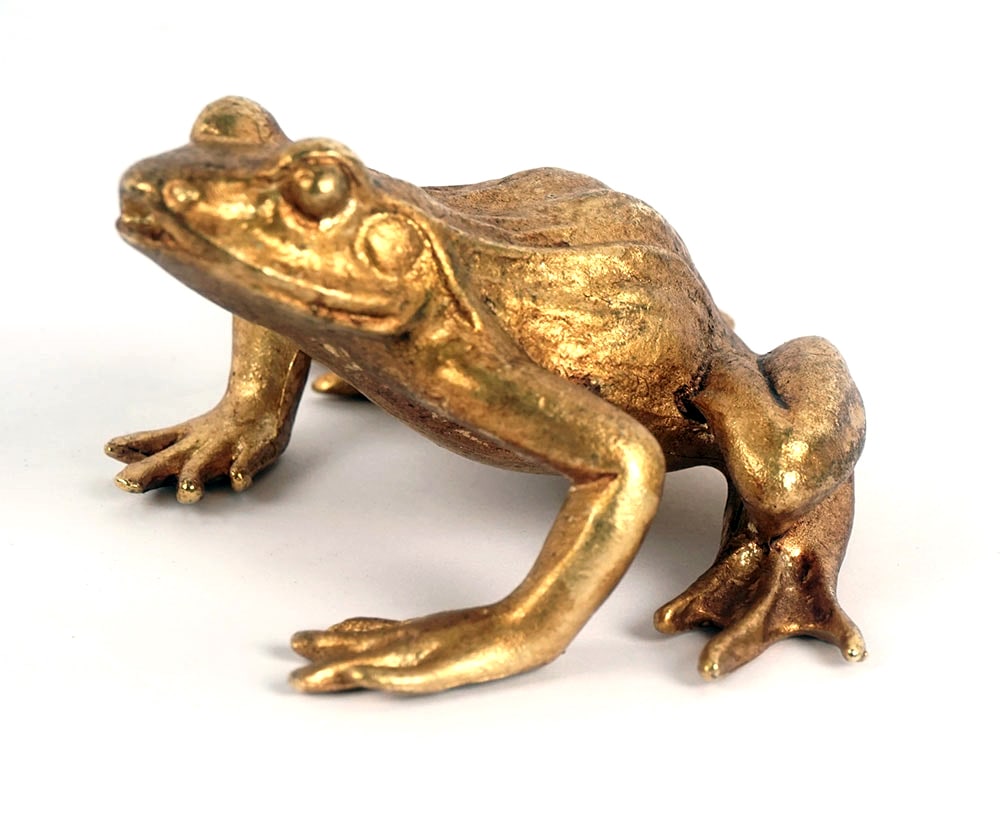 POIDS DE CALLIGRAPHIE CHINOIS EN CUIVRE / CHINESE COPPER CALLIGRAPHY WEIGHT (1 of 4)