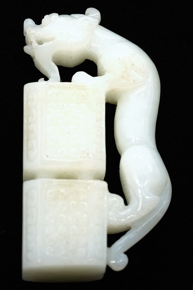 QILIN CHINOIS EN SERPENTINE / CHINESE SERPENTINE QILIN (1 of 6)