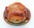 CRAPEAU CHINOIS EN PIERRE DE JADE / CHINESE JADE STONE TOAD