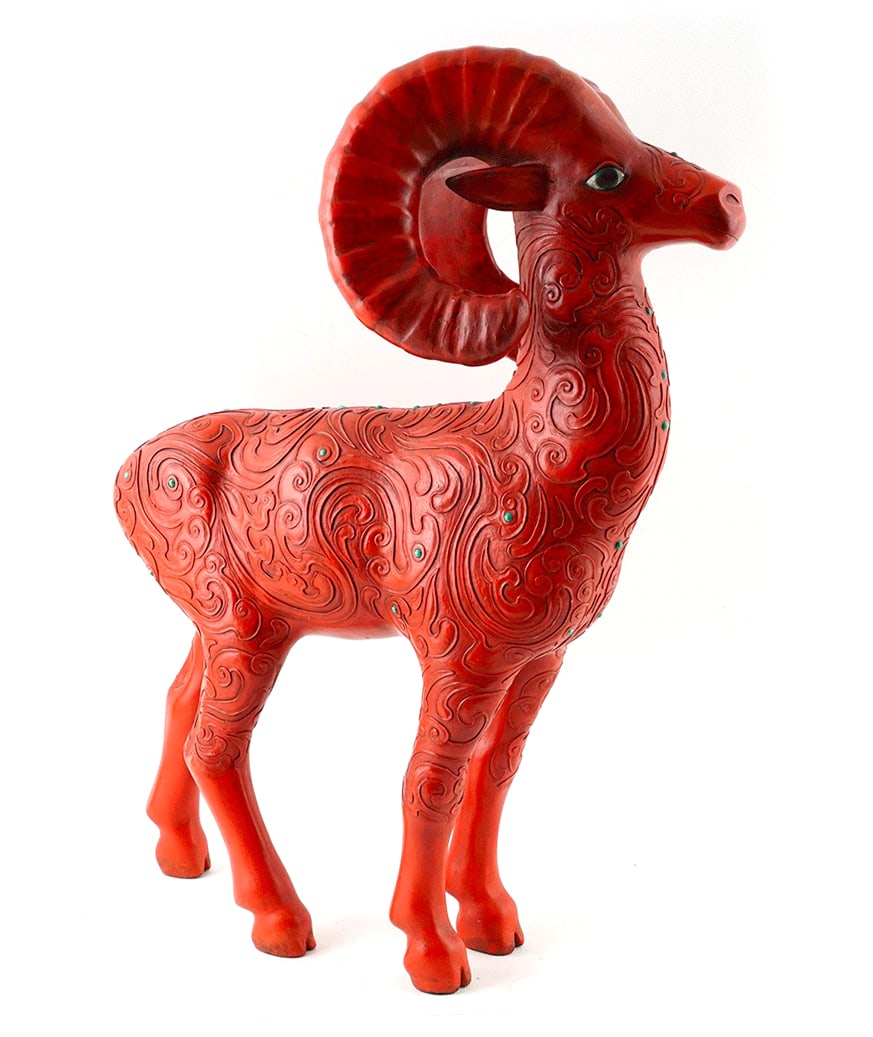 MOUFFLON EN RÉSINE / RESIN MOUFLON (1 of 4)