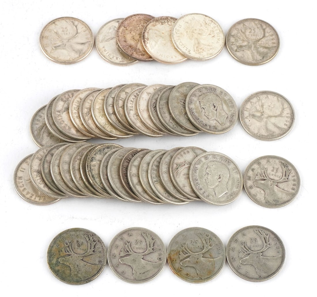 25 CENTS ARGENT 0.800 / SILVER 0.800 (1 of 3)