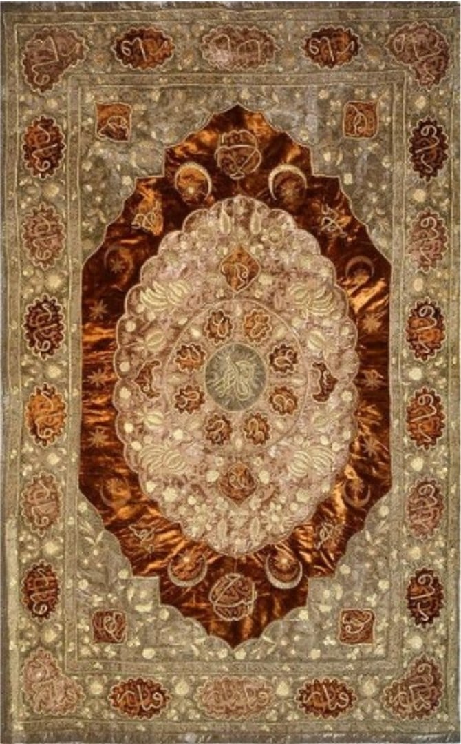 TAPISSERIE OTTOMANE / OTTOMAN TAPESTRY - TUGHRA (1 of 1)
