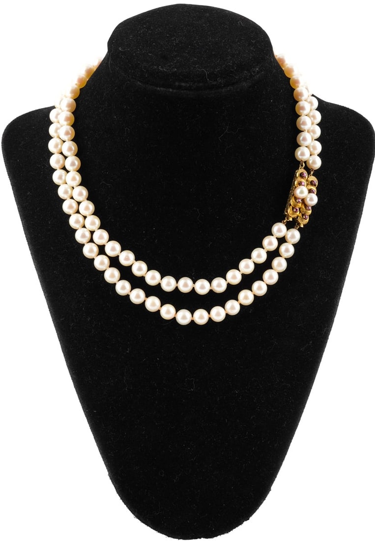 PERLES AKOYA, OR 14K / AKOYA PEARLS, 14K GOLD (1 of 2)