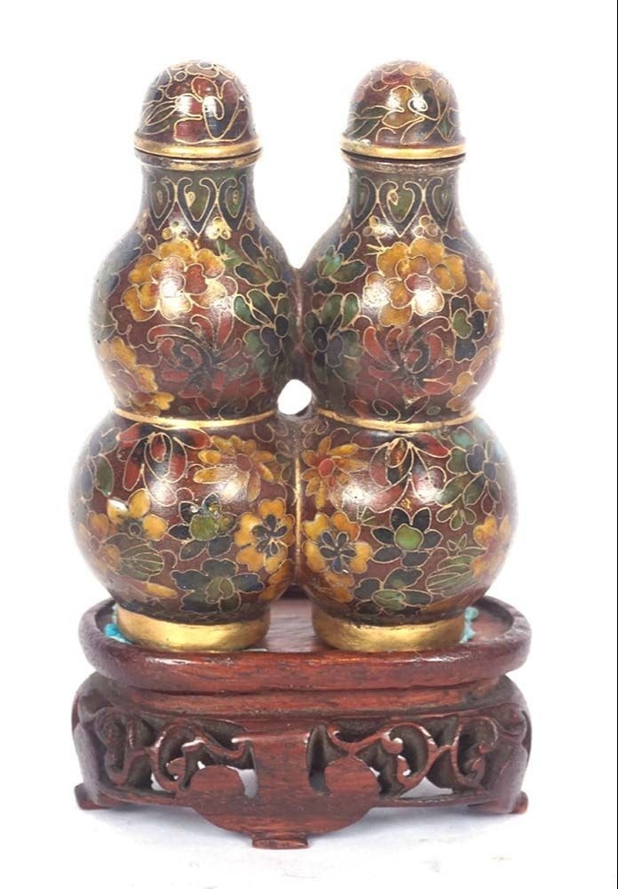 TABATIÈRE CHINOISE, FIN PÉRIODE QING / SNUFF BOTTLE, LATE QING PERIOD (1 of 4)