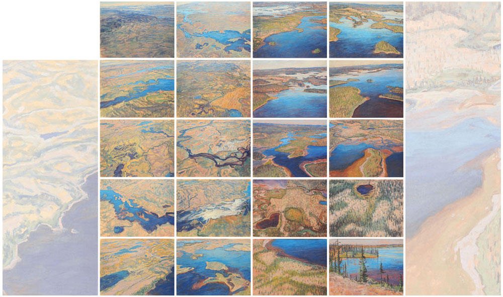 MALTAIS, Marcella (1933-) La Taiga Set of 20 oils on c