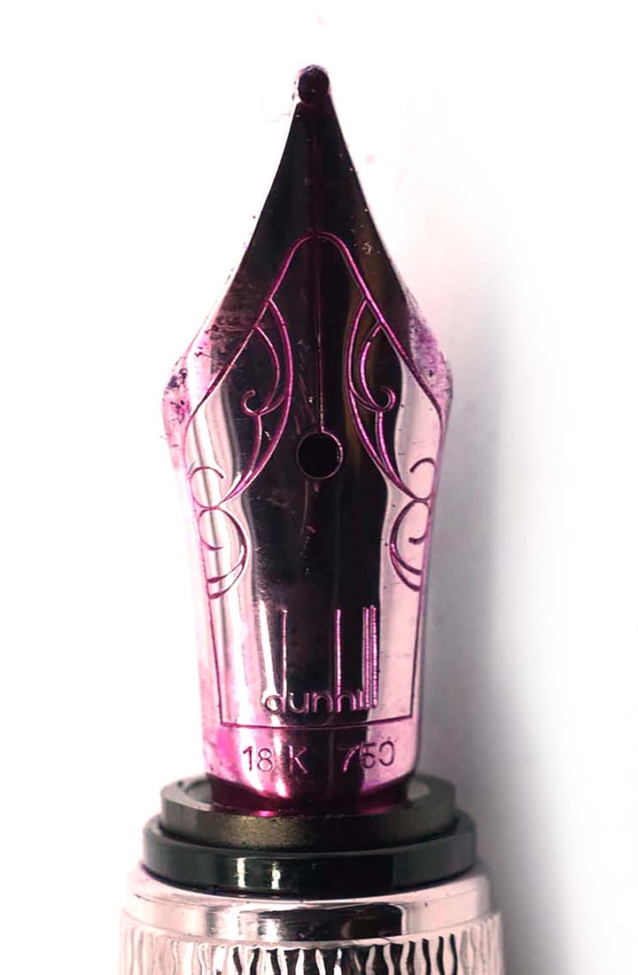 DUNHILL "SIDECAR BLUE DECO PALLADIUM" - 2