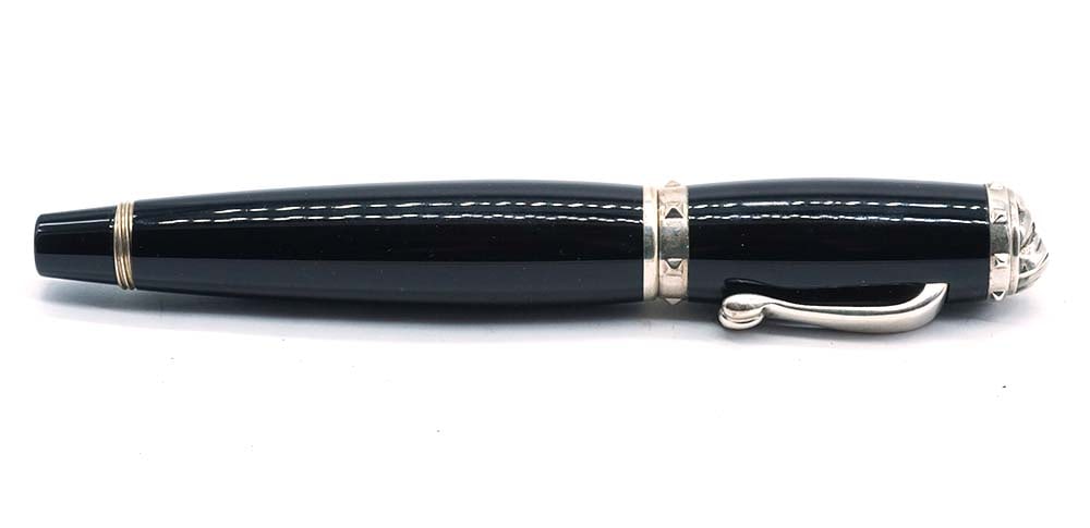 DUNHILL "BULLDOG STERLING SILVER" FOUNTAIN PEN - 4