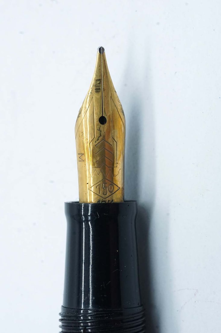 OMAS "PARAGON BLACK" FOUNTAIN AND BALLPOINT PENS - 2