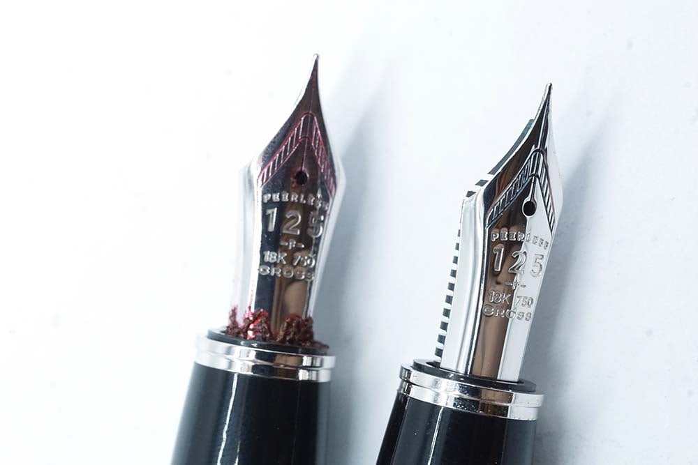 CROSS PEERLESS 125 "TOKYO" et "OBSIDIAN BLACK" FOUNTAIN PENS - 2