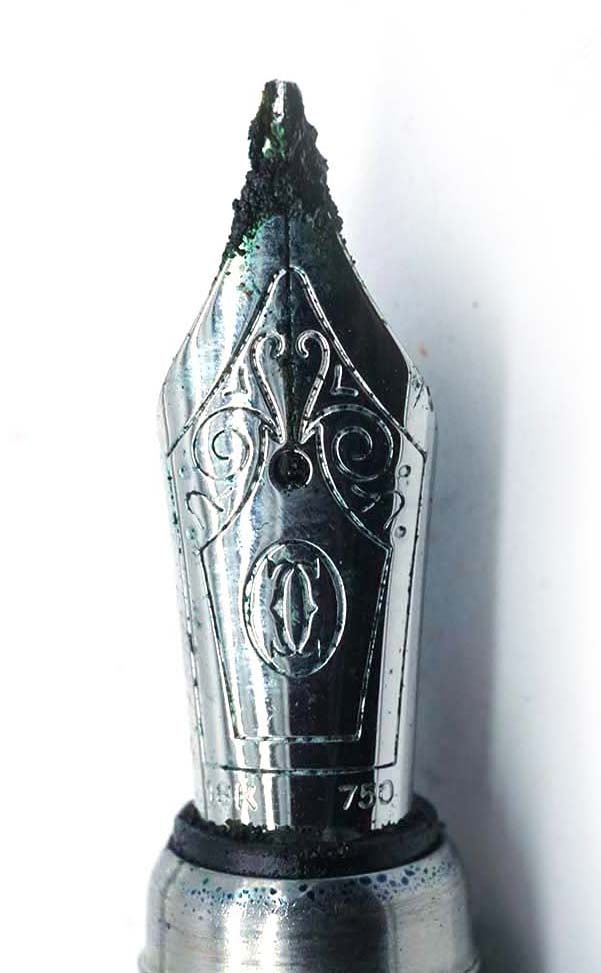 CARTIER "DANDY PLATINUM" FOUNTAIN PEN - 2