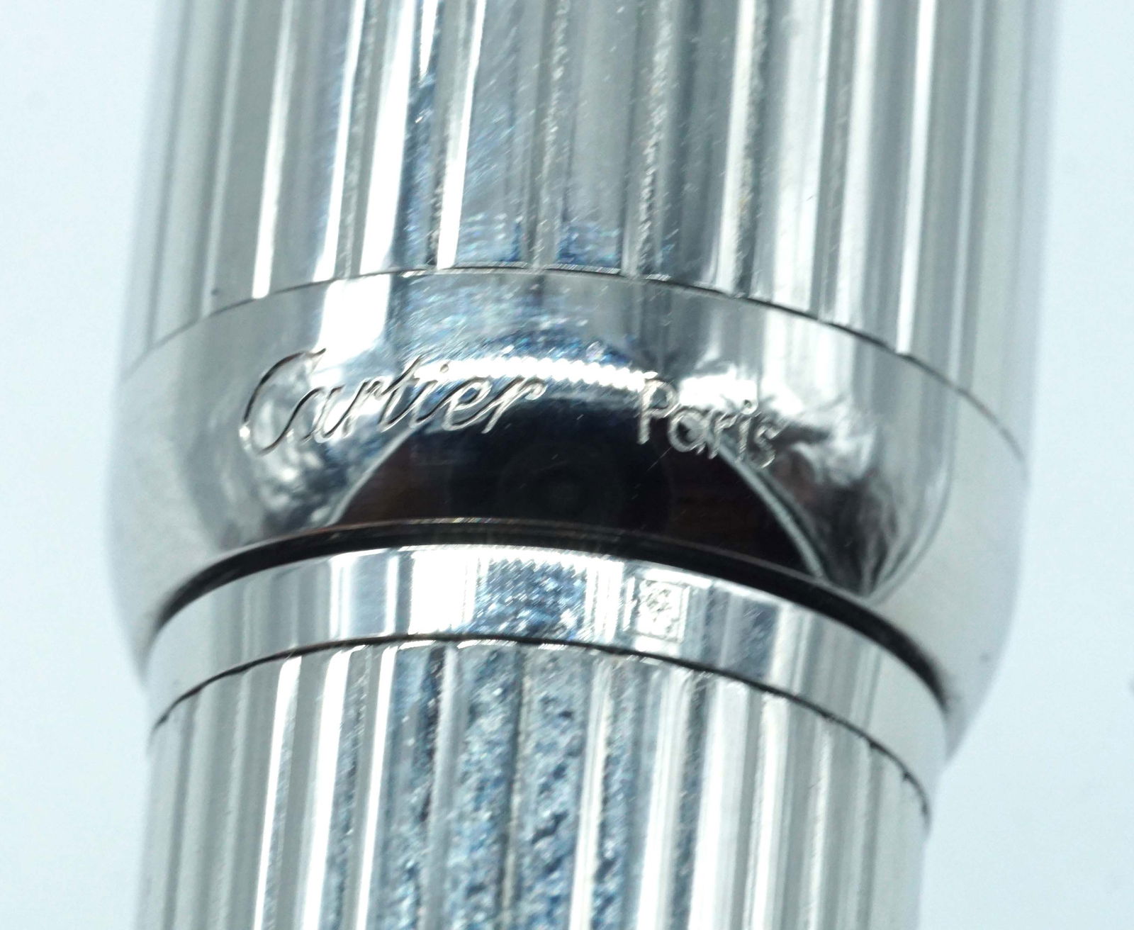 CARTIER "DANDY PLATINUM" FOUNTAIN PEN - 4