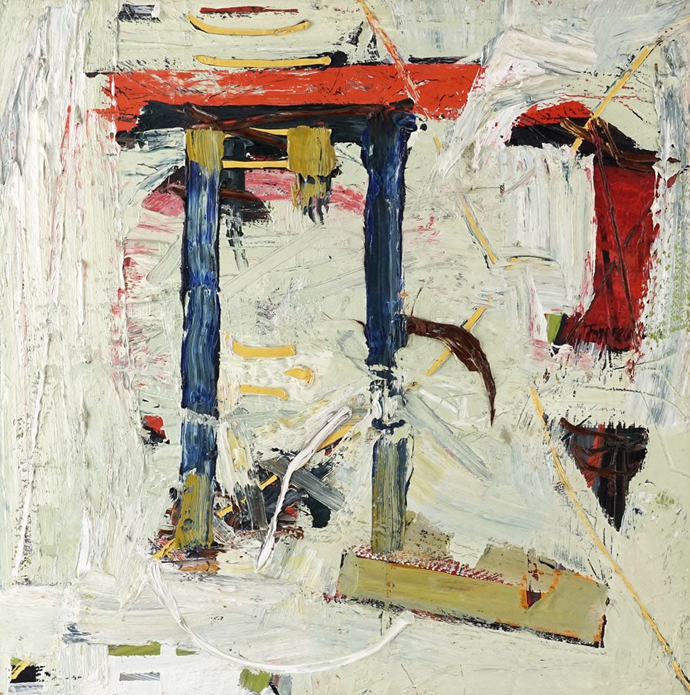 TOWN, Harold Barling (1924-1990): Description française: TOWN, Harold Barling (1924-1990) "Two years" Huile et lucite sur isorel Signée en haut à droite: Town 58-60 Titrée et datée au dos sur étiquette Pr