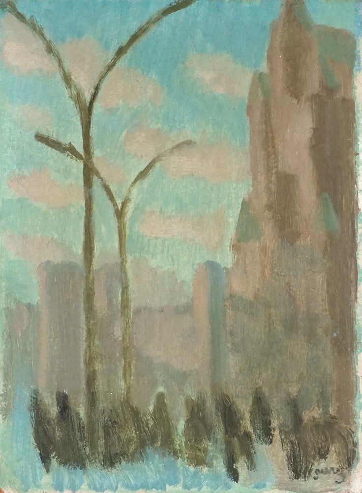 SURREY, Phillip Henry Howard (1910-1990): Description française:SURREY, Phillip Henry Howard (1910-1990)Sans titre - Windsor stationHuile sur panneauSignée en bas à droite: SurreyProvenance:Collection privée, Toronto20x15cm - 8x6"<