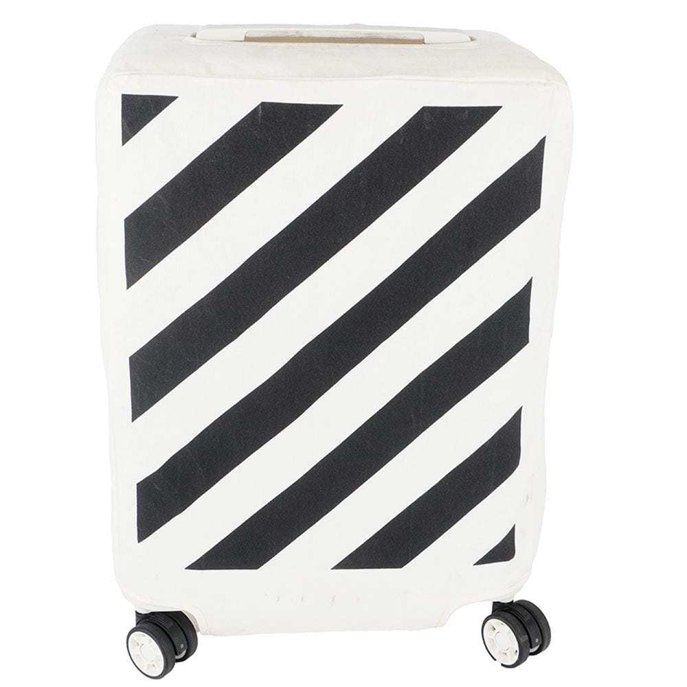 RIMOWA x OFF - WHITE: Description française: RIMOWA x OFF - WHITE Valise à cabine Rimowa x Off -White " See Trough", édition limitée conçue par Viorgil Abloh, transparente en polycarbonate avec