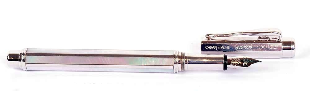 CARAN D'ACHE "LAGOON" FOUNTAIN PEN (1 of 4)