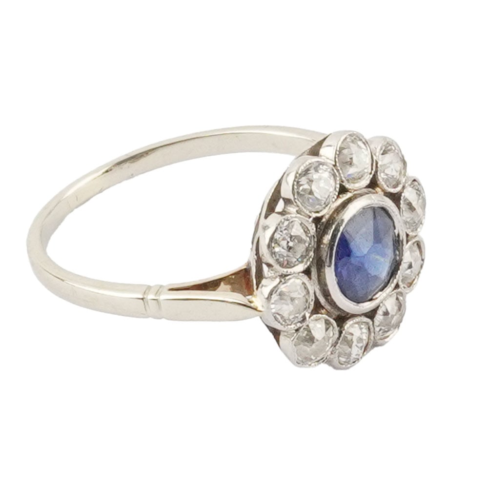 OR 18K , SAPHIR, DIAMANTS / 18K GOLD, SAPPHIRES, DIAMONDS - 2