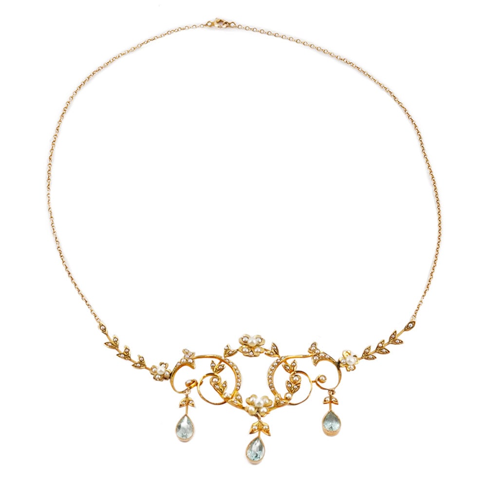 OR 14K / VICTORIAN NECKLACE - 2