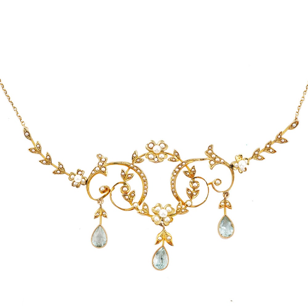 OR 14K / VICTORIAN NECKLACE - 3