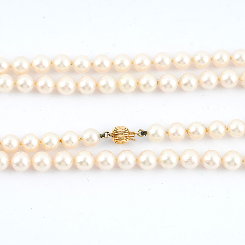 PERLES AKOYA / AKOYA PEARLS, 14K GOLD - 2