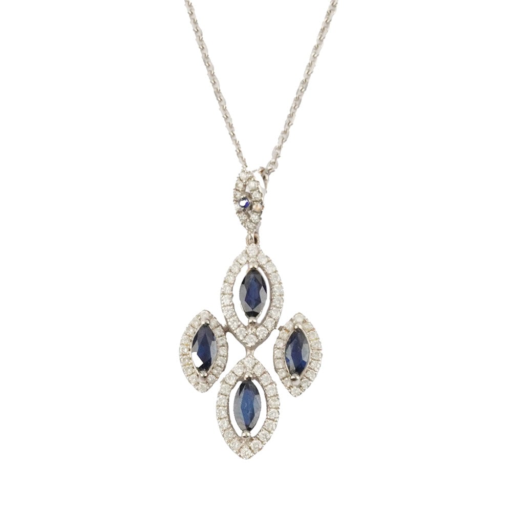 OR 14K, SAPHIRS, DIAMANTS / 14K GOLD, SAPPHIRES, DIAMONDS - 2