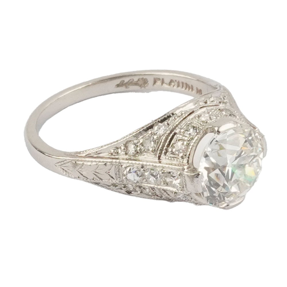 PLATINE, DIAMANT 1.90ct VVS -G / PLATINIUM, 1.90 ct DIAMOND - 4