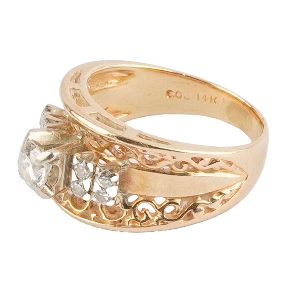 OR 14K, DIAMANTS / 14K GOLD. DIAMONDS - 2
