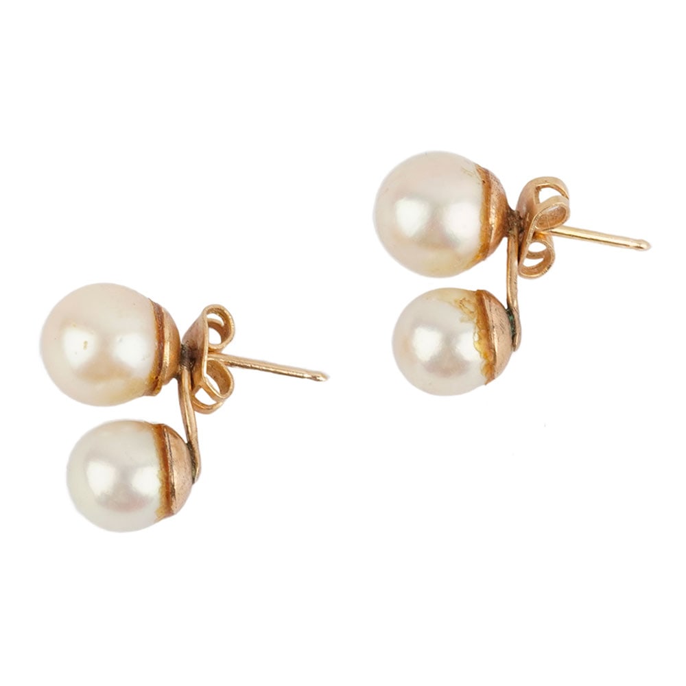 OR 10K, PERLES / 10K GOLD, PEARLS - 3
