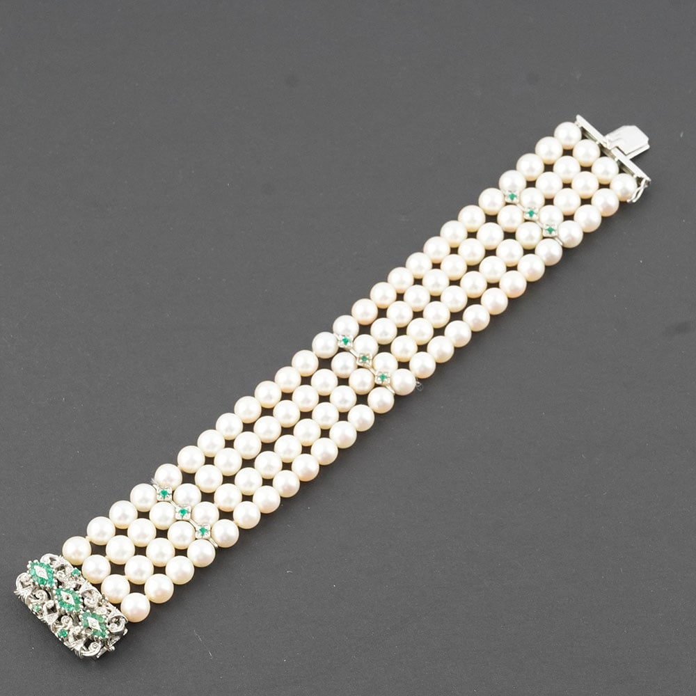 PERLES AKOYA, OR 18K / AKOYA PEARLS - 2