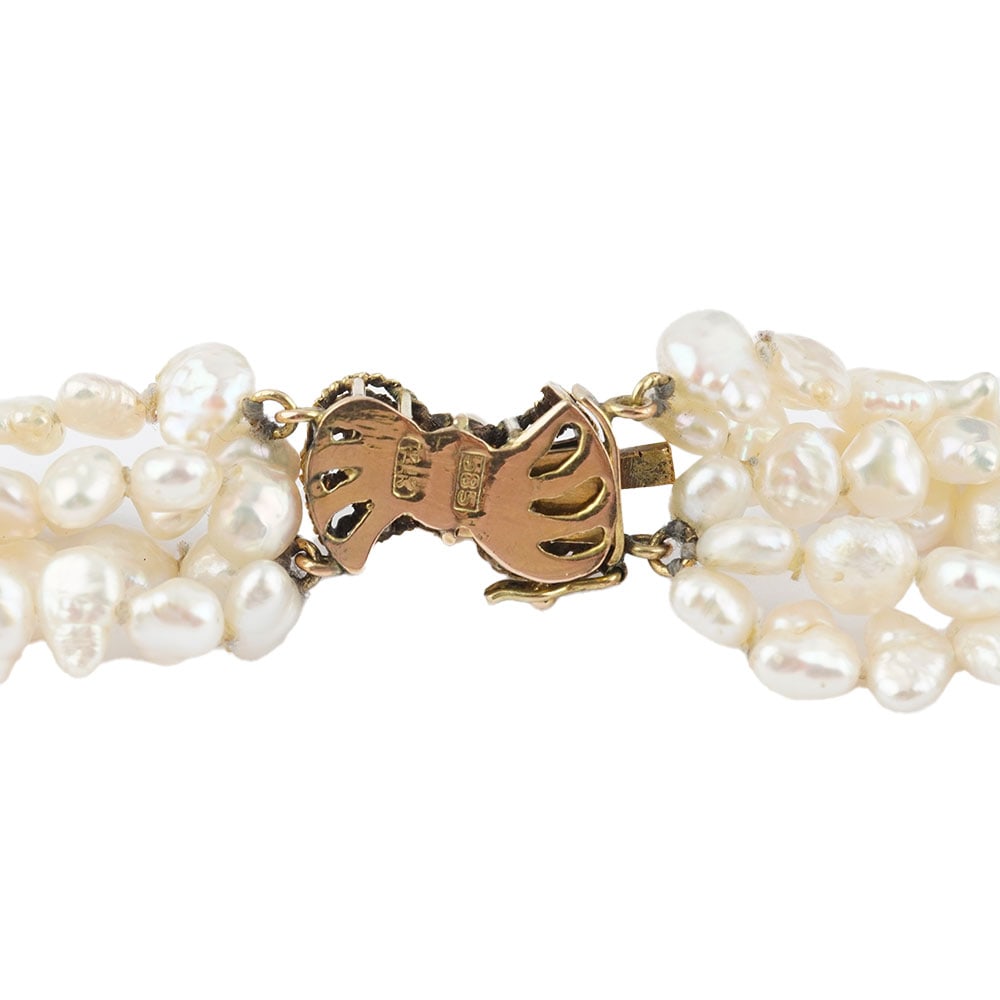 PERLES, OR 14K / PEARLS - 4
