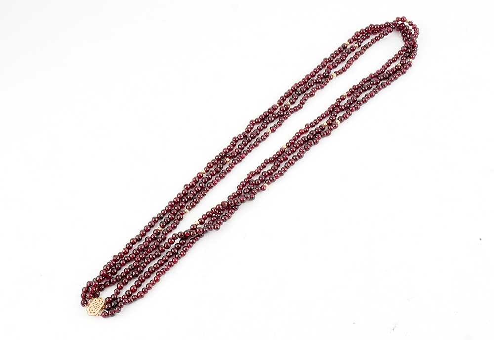 GRENATS, OR 14K / GARNETS - 2