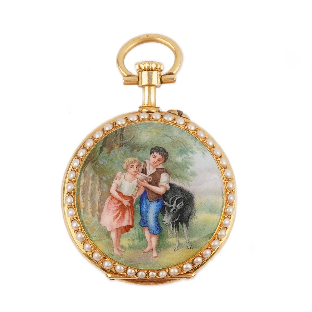 OR 18K / POCKET WATCH - - 2