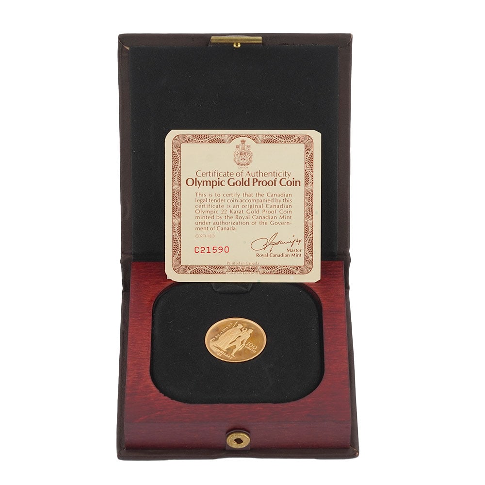 100$ CANADA / 0.917 GOLD - 2
