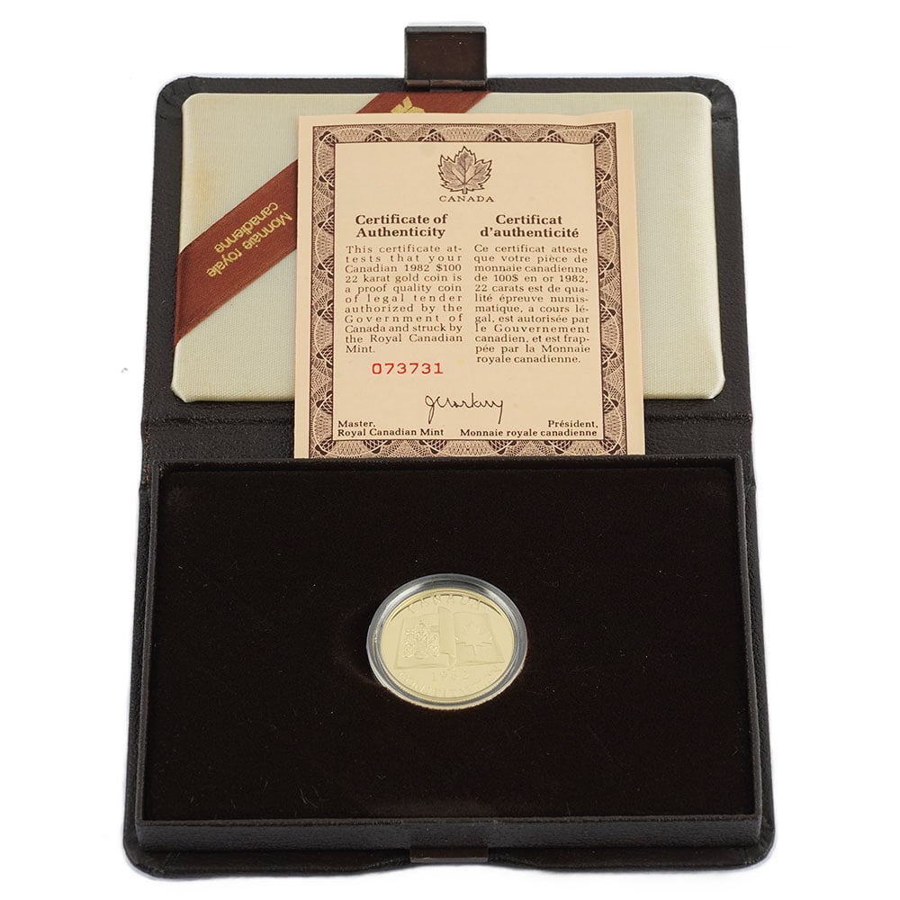 100$ CANADA / 0.917 GOLD - 2