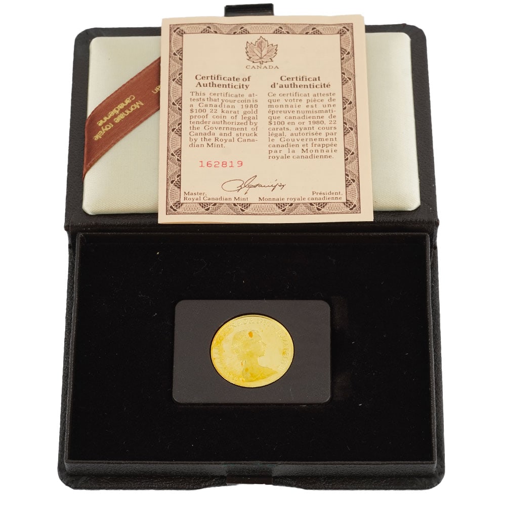 100$ CANADA / 0.917 GOLD - 2