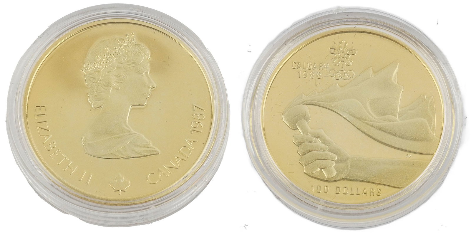 100$ CANADA / 14K GOLD (1 of 2)