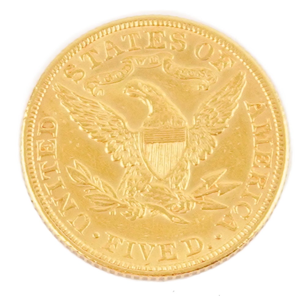 5$ USA 1884 - 2