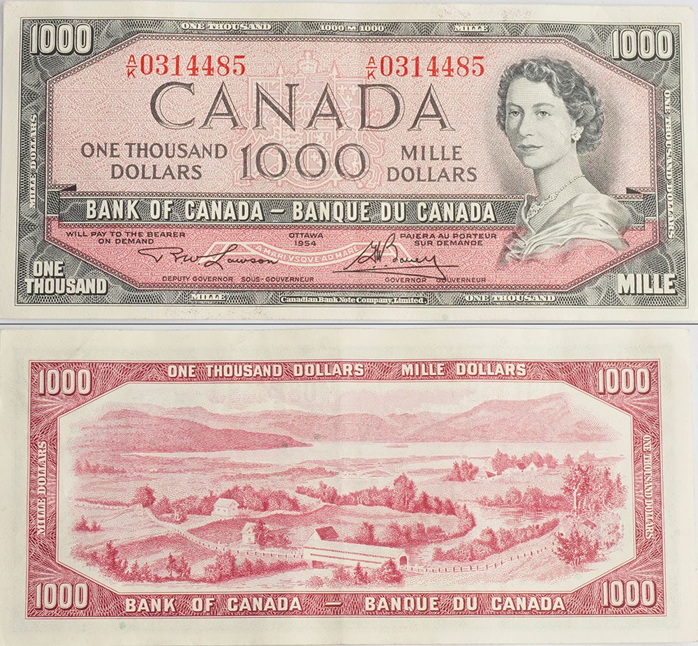 1000$ CANADA 1954 (1 of 1)