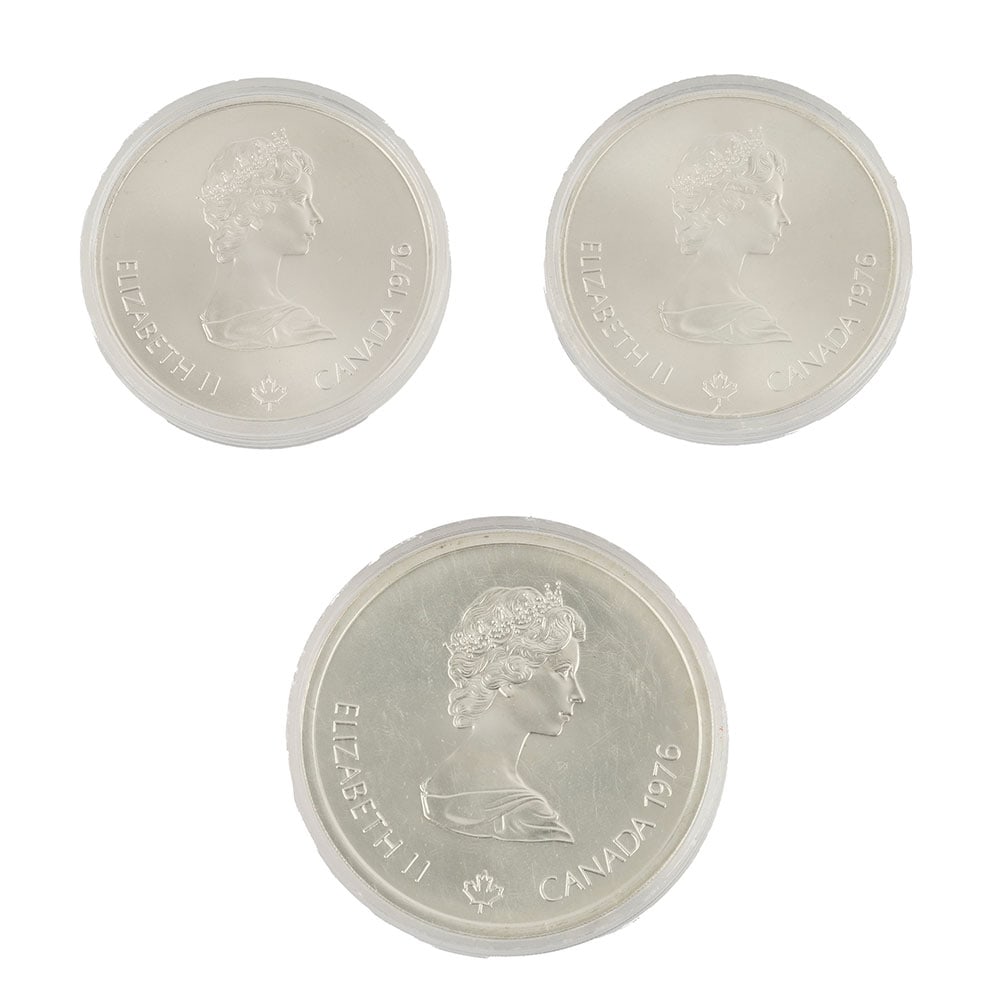 MONNAIES OLYMPIQUES / SILVER 0.925: Description française: SCHILLING Lot comprenant: - une pièce de 100 schilling de 1977 en argent 0.640, poids 24.0 g, - une pièce de 50 schillling de 1973 en argent 0.640, poids 20.0 g,