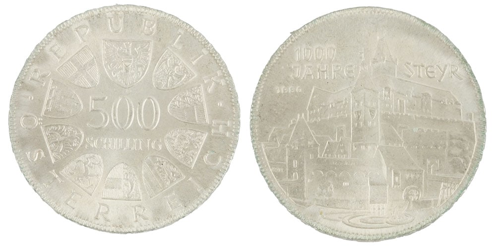 500 SCHILLING 1980 - 4